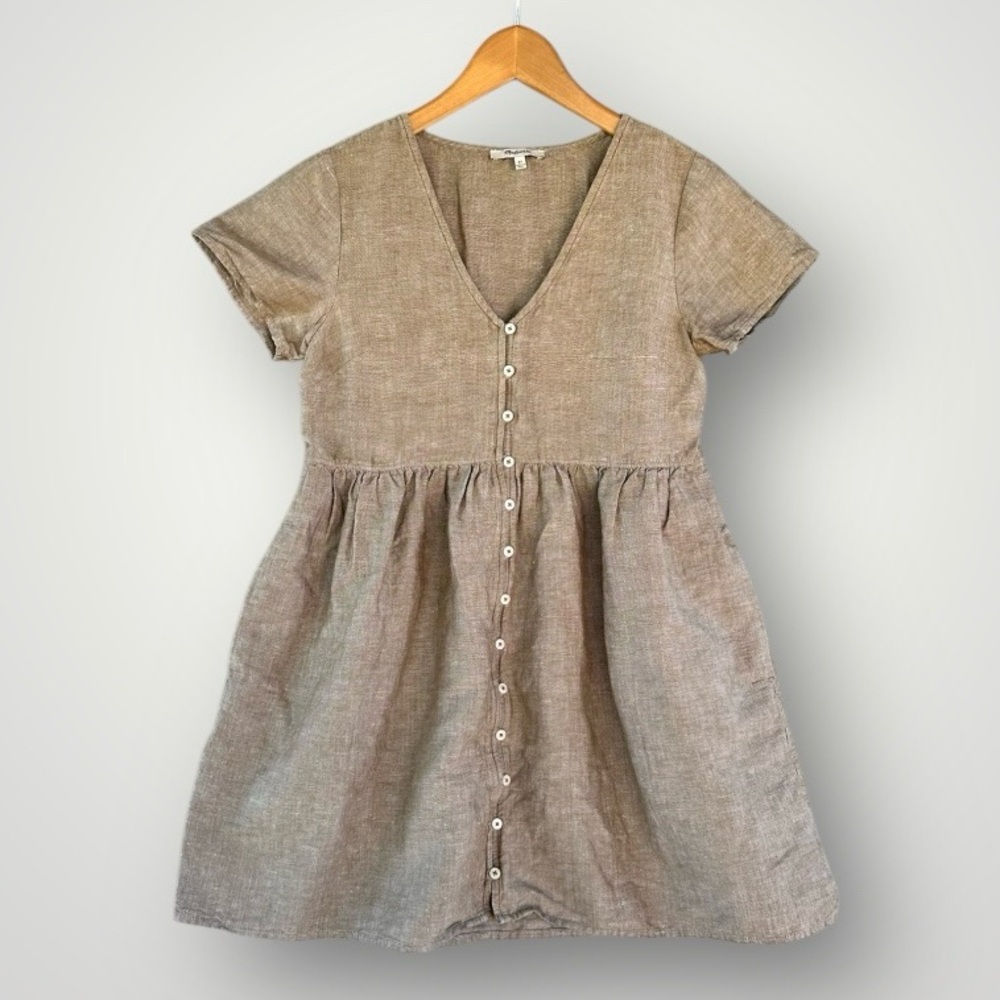 🎉5 for $45🎉 Madewell dress linen blend size XS